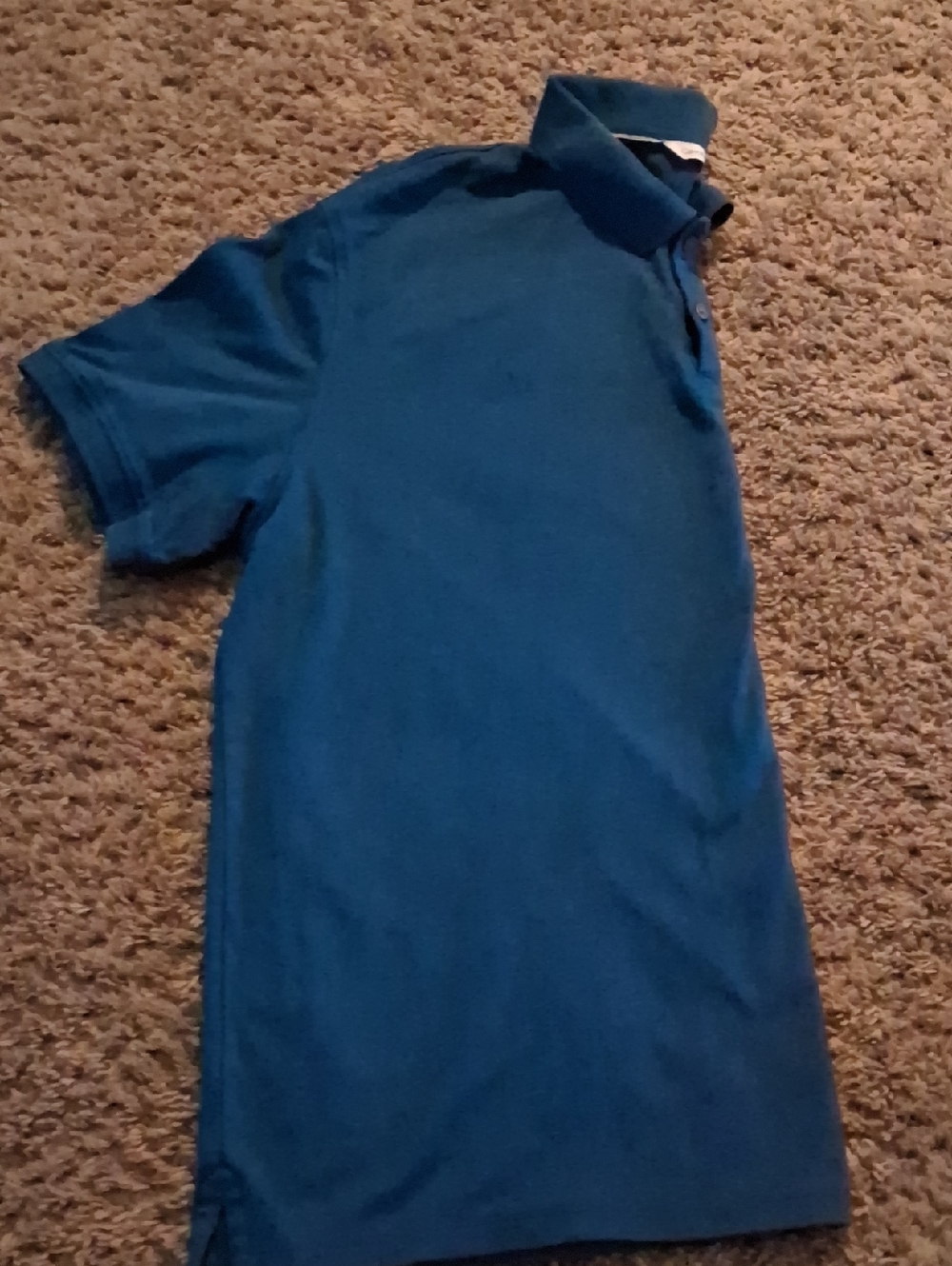 Calvin Klein Men's Polo in Teal Blue